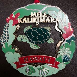Hawaii Mele Kalikimaka Ornament